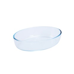 Ofenschüssel Pyrex Classic Vidrio Durchsichtig Glas Oval 26 x 18 x 7 cm (6 Stück)