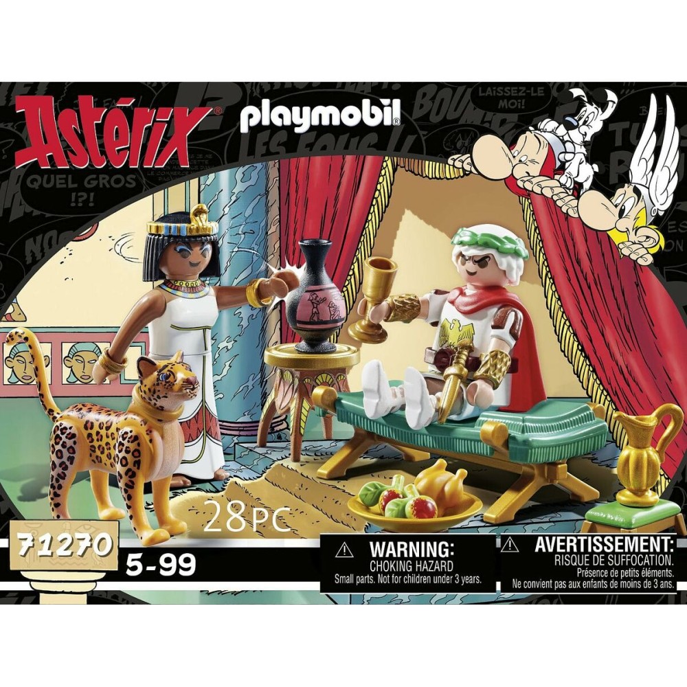 Playset Playmobil 71270 - Asterix: César and Cleopatra 28 Pièces