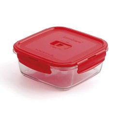 Lunchbox hermetisch Luminarc Pure Box Rot 1,22 L Glas (6 Stück)