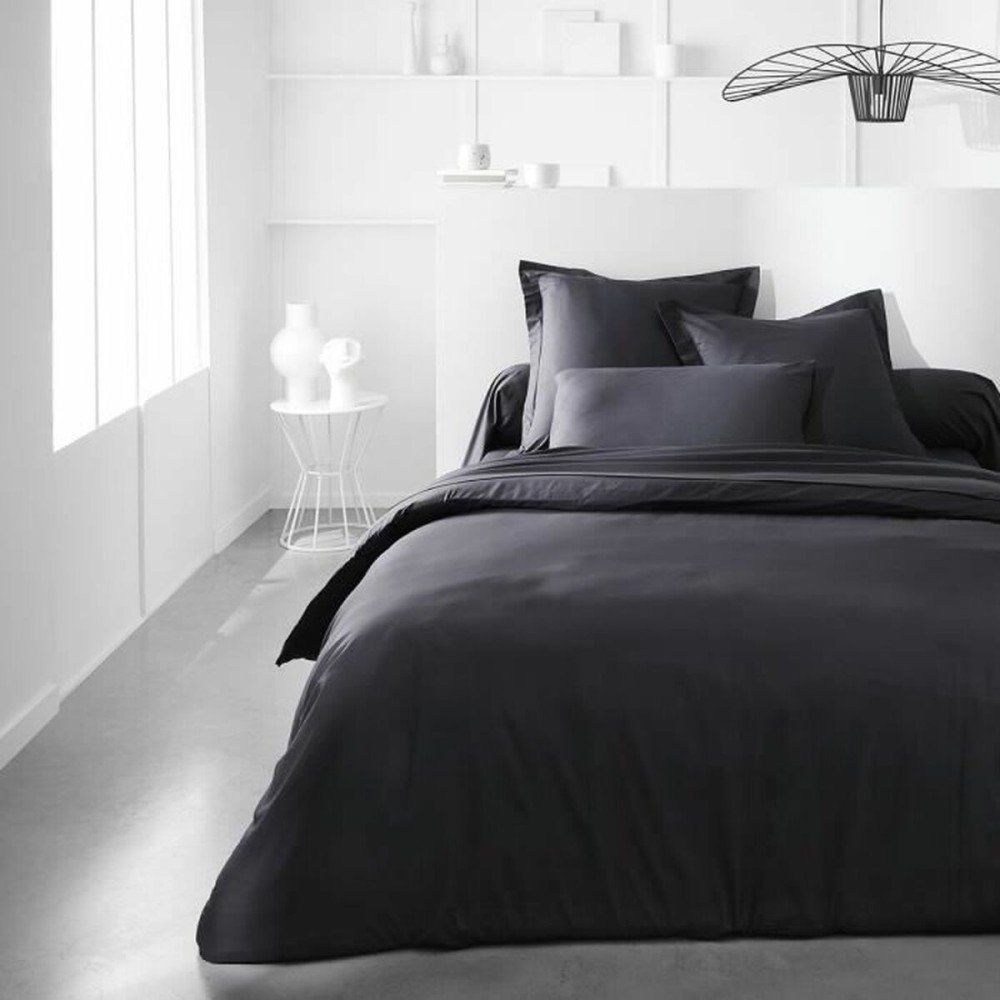 Drap housse TODAY Essentials Noir 140 x 190 cm Anthracite