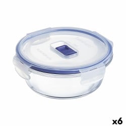 Lunchbox hermetisch Luminarc Pure Box Active 670 ml 14 x 6 cm zweifarbig Glas (6 Stück)