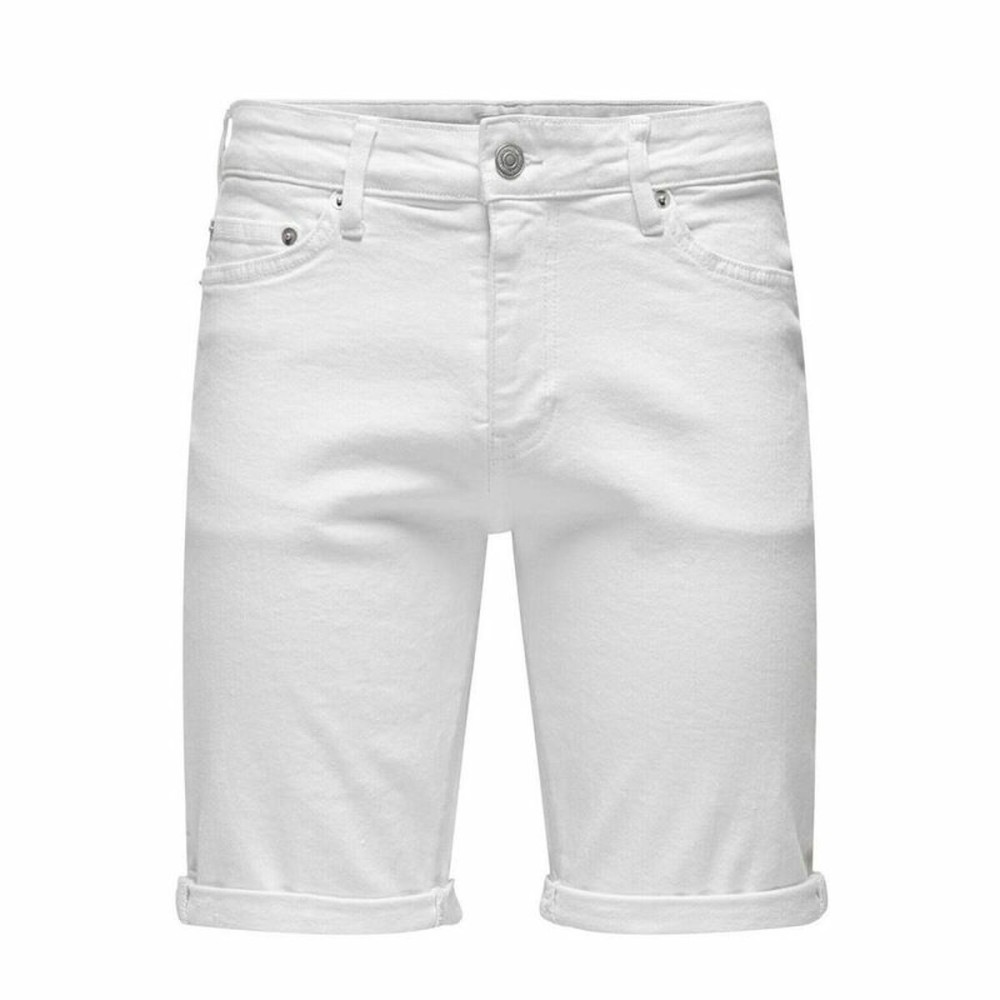 Herren Shorts Only & Sons Onsply 9297 White Weiß