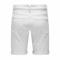 Shorts pour Hommes Only & Sons Onsply 9297 White Blanc