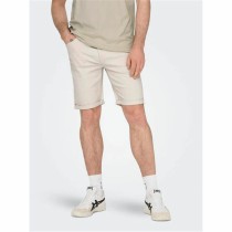 Herren Shorts Only & Sons Onsply 9296 Ecru Beige