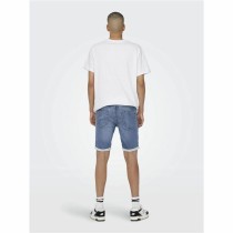 Shorts en Jean pour Homme Only & Sons Onsply 8584 Blue Denim Bleu