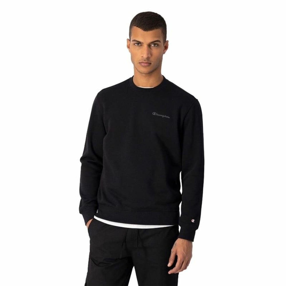 Sweat à capuche homme Champion Crewneck Blanc Noir