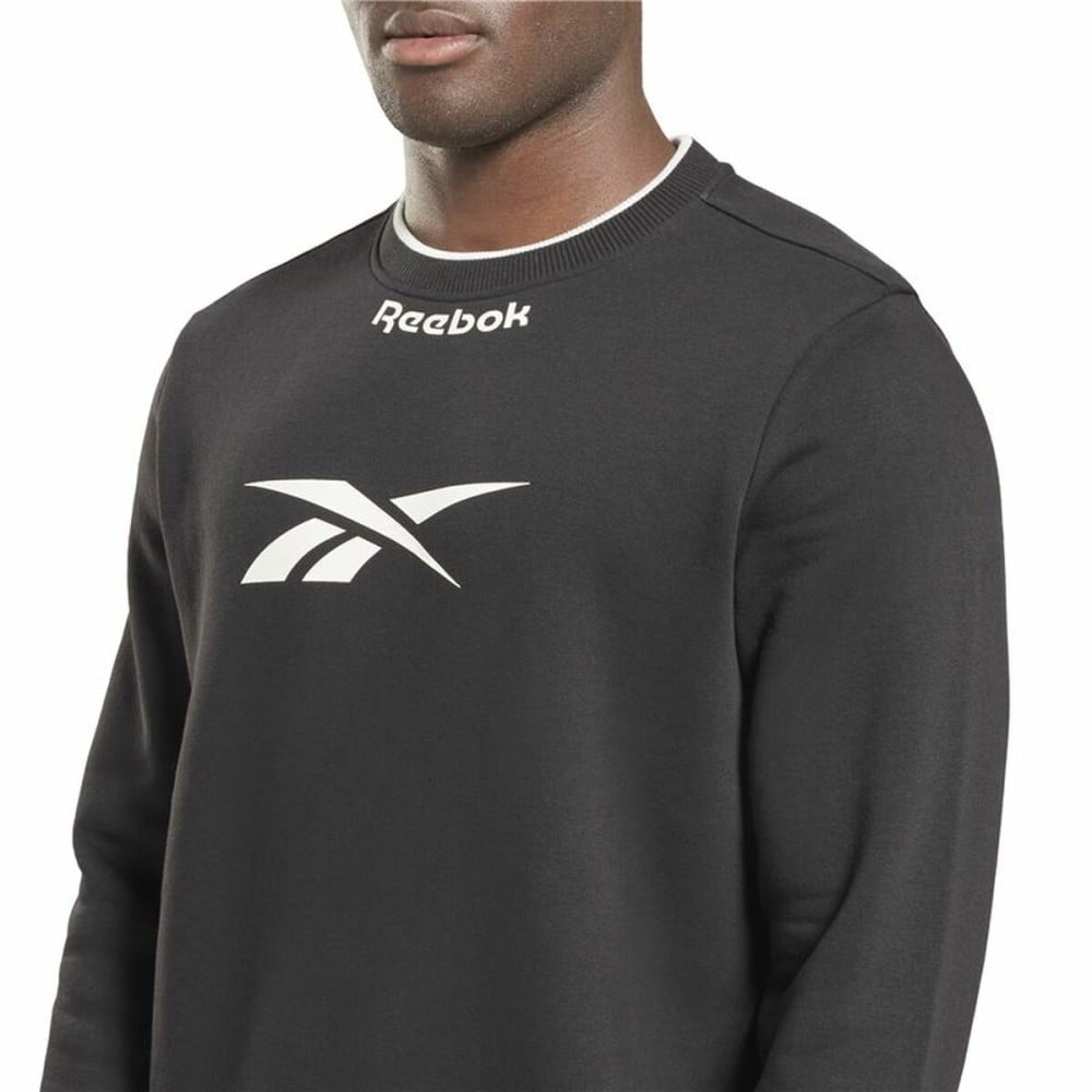 Sweat à capuche homme Reebok RI Arch Logo Vector Blanc Noir