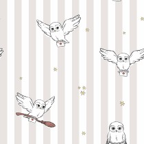 Housse de Couette Harry Potter Hedwig Flying  Multicouleur 175 Fils 140 x 200 cm Lit 1 persone