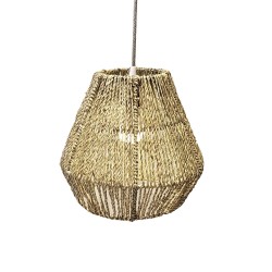 Écran de lampe DKD Home Decor 30 x 30 x 28 cm Naturel Herbier marin