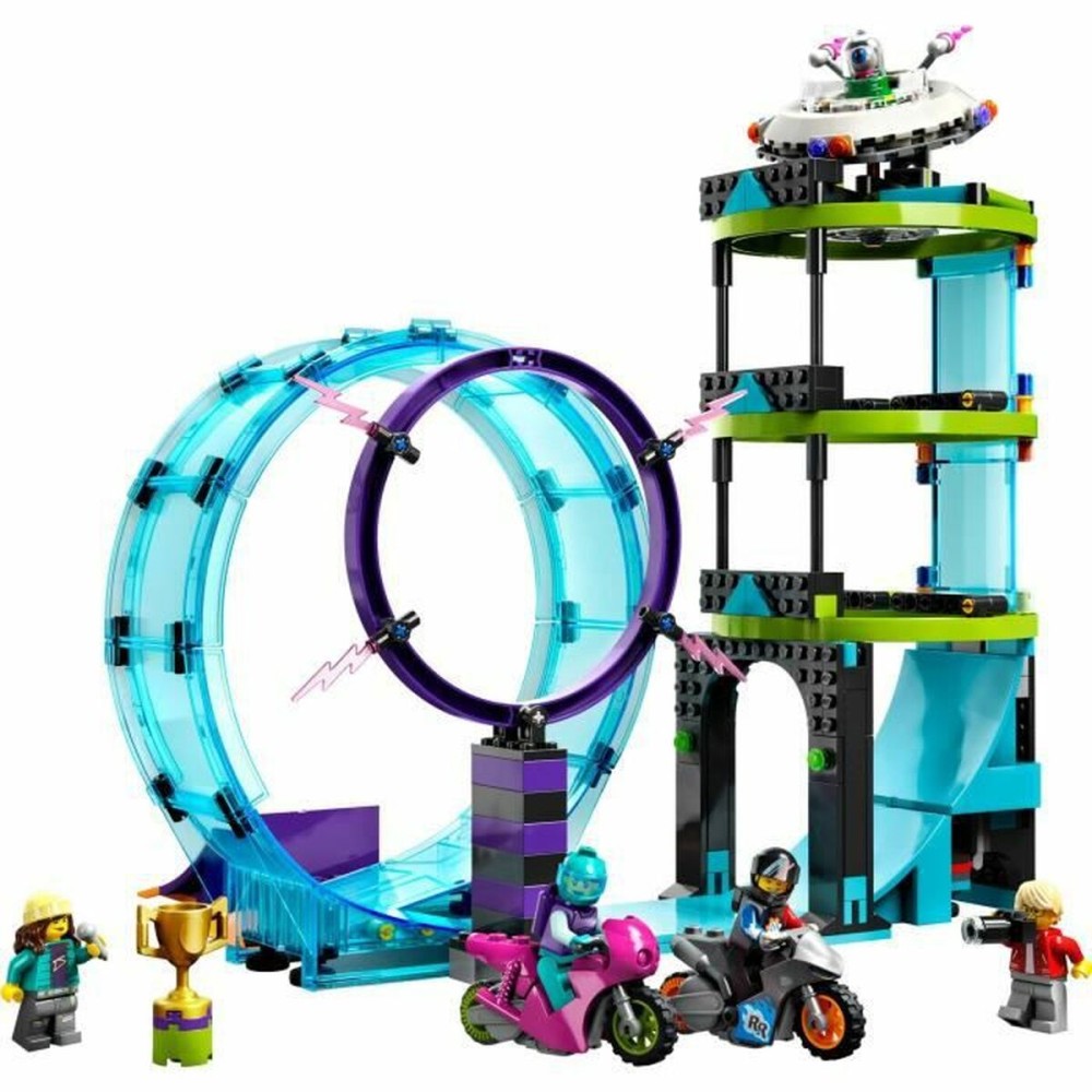 Konstruktionsspiel Lego City Stuntz 60361 The ultimate challenge for cascadon bikers 385 Stücke