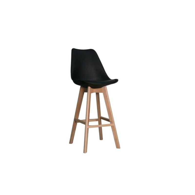 Stool DKD Home Decor 57,5 x 50,5 x 109 cm Black Beech