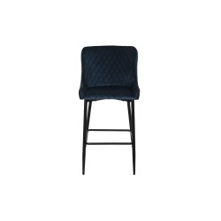 Hocker DKD Home Decor Marineblau Metall 47 x 58 x 96,5 cm