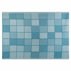 Outdoor rug Meis Blue White polypropylene