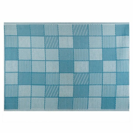 Outdoor rug Meis Blue White polypropylene