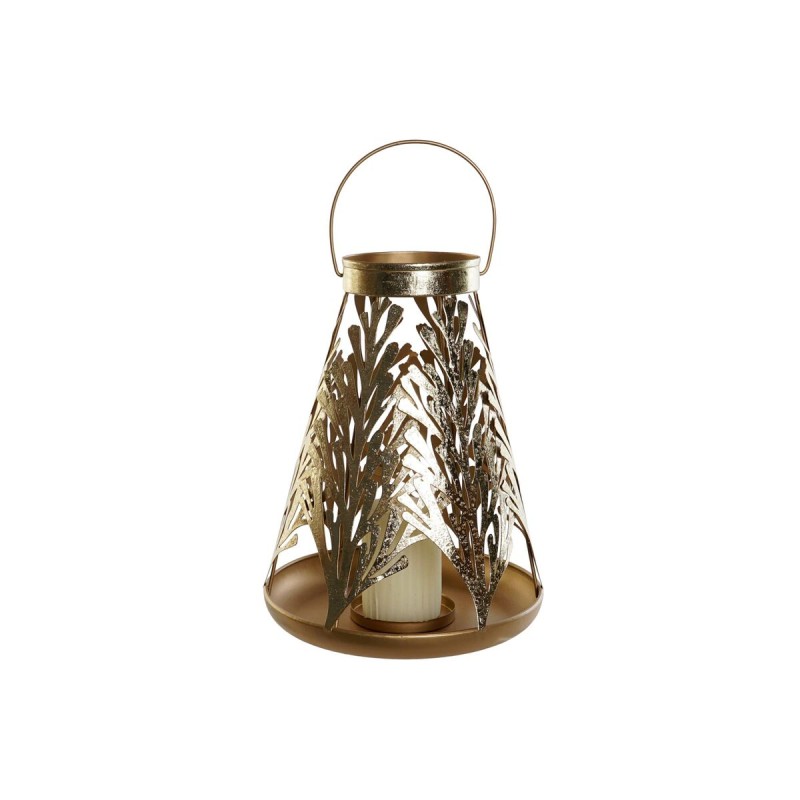 Lantern DKD Home Decor Golden Metal 25 x 25 x 42 cm