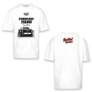 T-shirt à manches courtes homme RADIKAL FOREVER YOUNG Blanc S