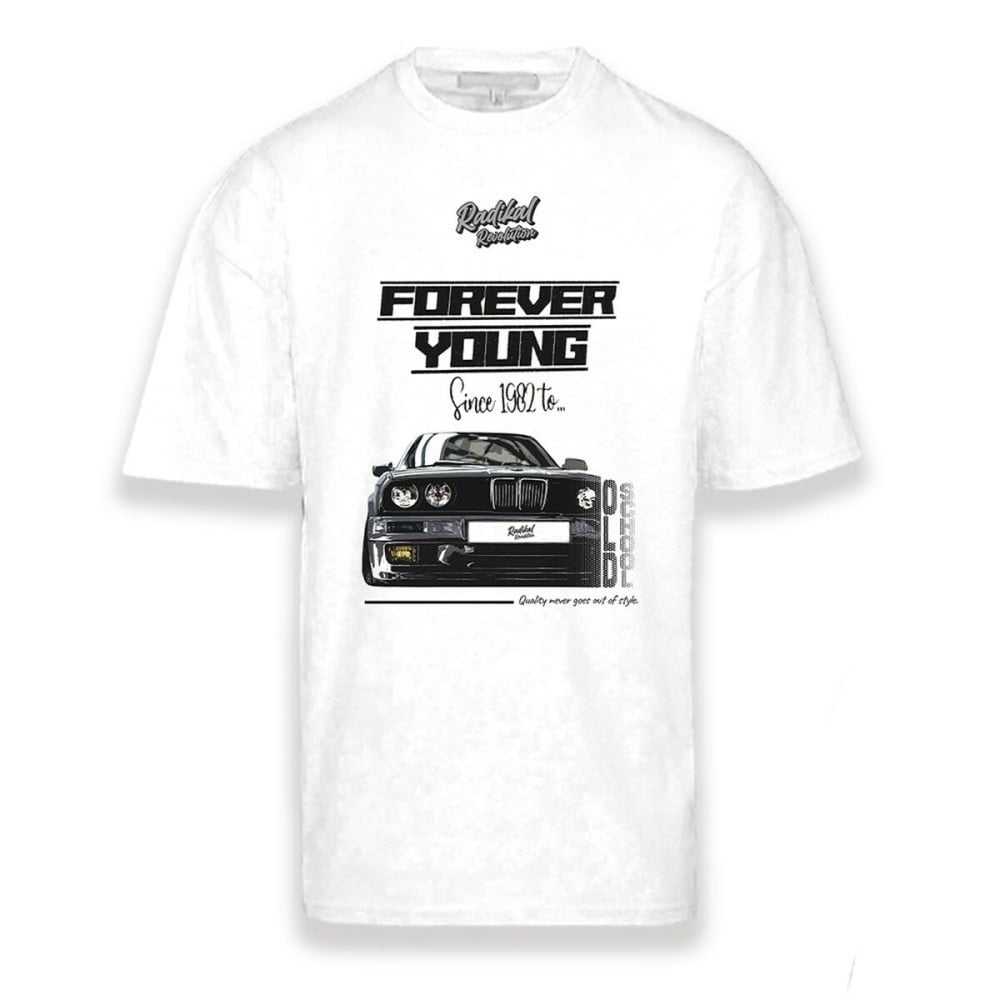 T-shirt à manches courtes homme RADIKAL FOREVER YOUNG Blanc XL