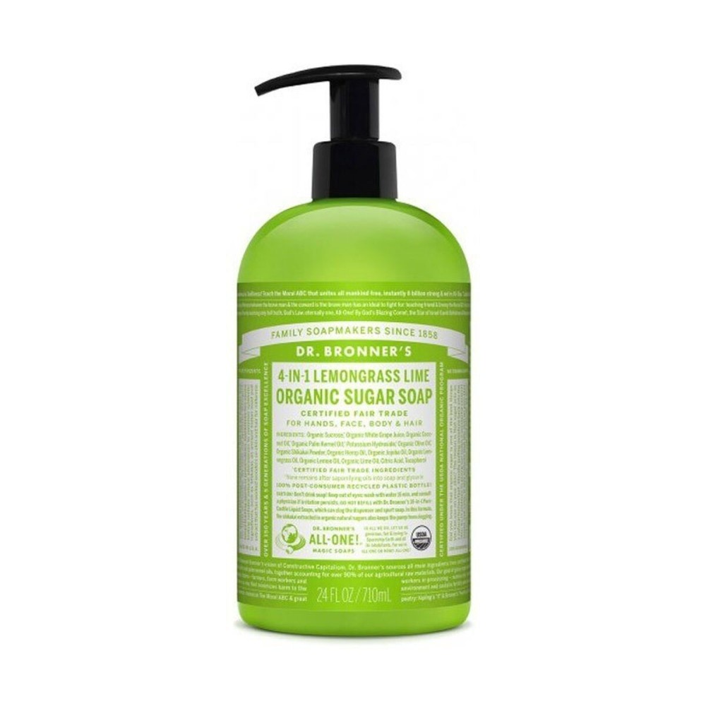 Flüssigseife Dr Bronner's Lemongrass Lime 710 ml