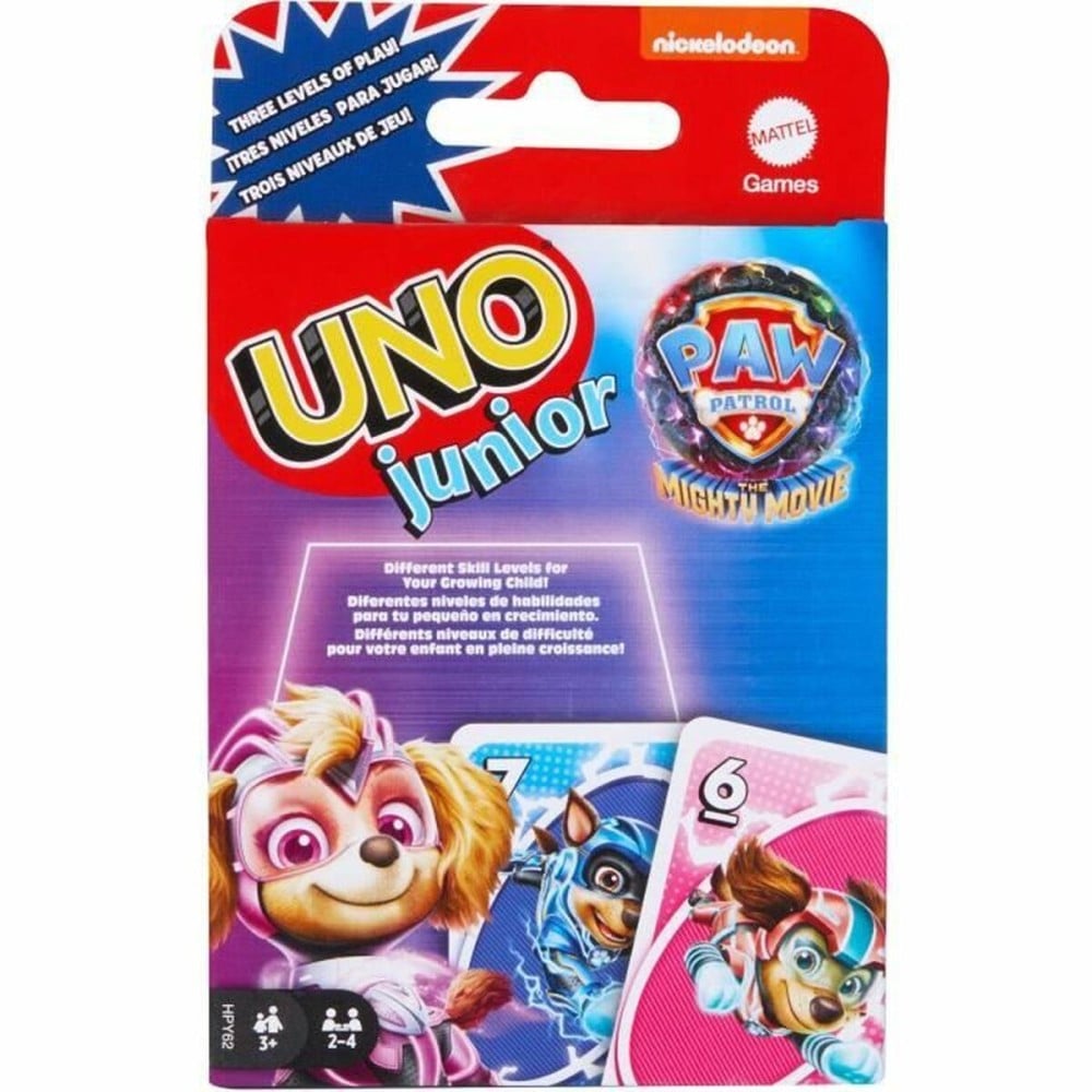 Jeu de société Mattel Uno Junior Paw Patrol