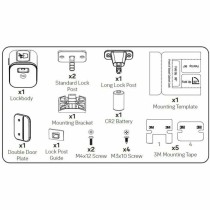 Lock Yale White Plastic