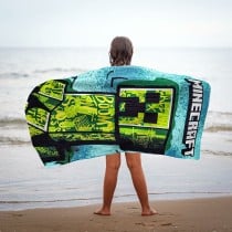 Serviette de plage Minecraft Vert 70 x 140 cm