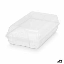 Stackable shoebox Transparent Plastic 19 x 10,5 x 33 cm (12 Units)