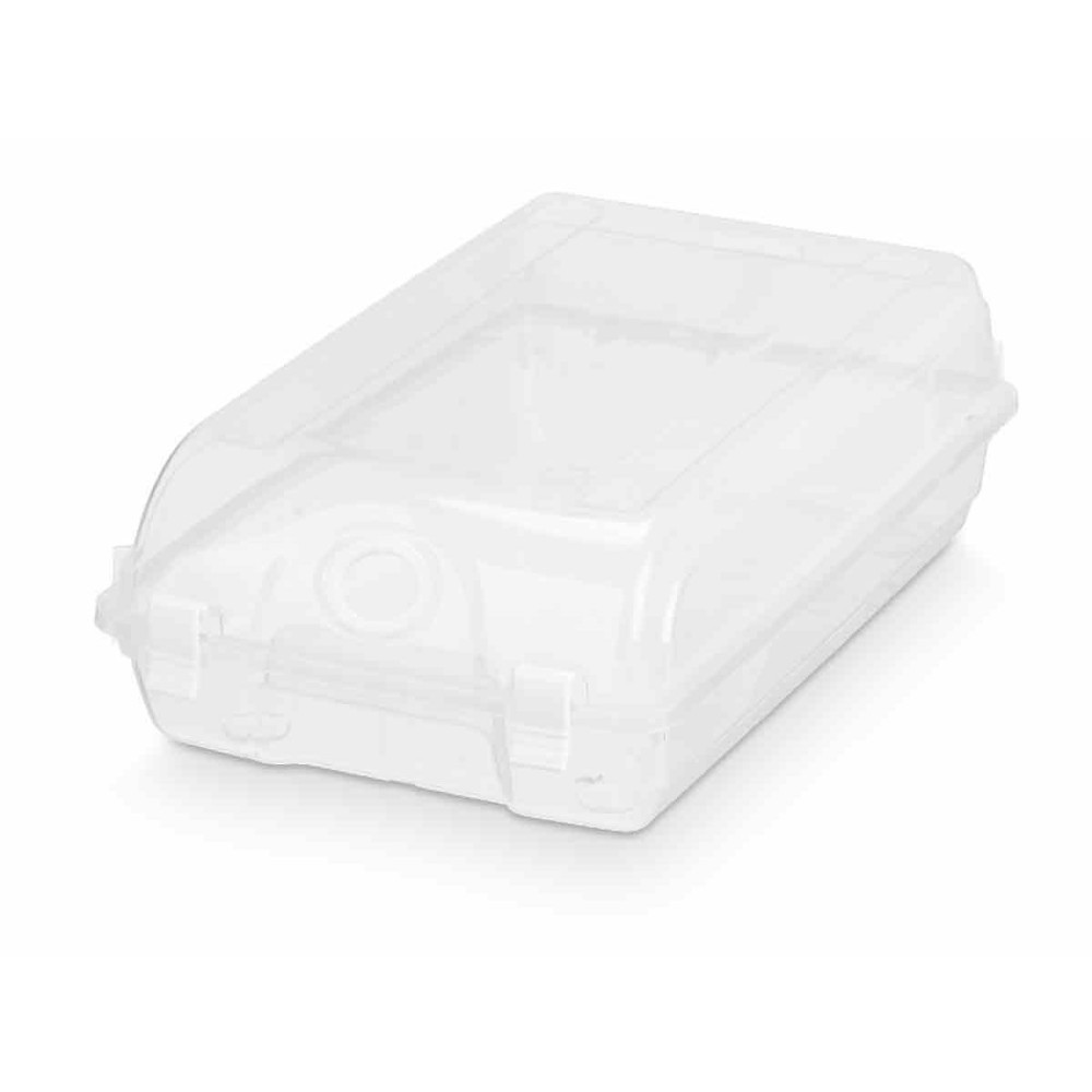 Boîte à chaussures empilable Transparent Plastique 19 x 10,5 x 33 cm (12 Unités)