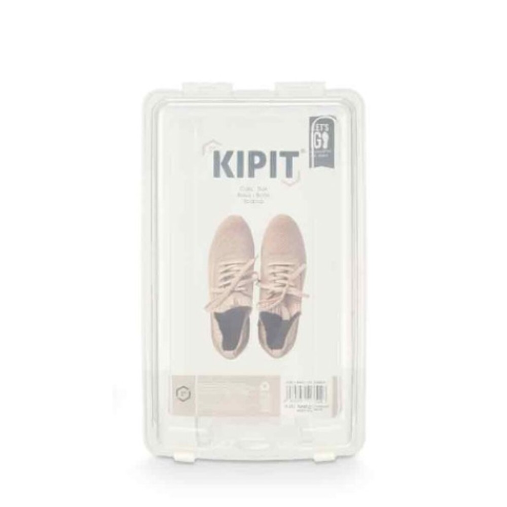 Boîte à chaussures empilable Transparent Plastique 19 x 10,5 x 33 cm (12 Unités)