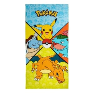 Serviette de plage Pokémon Multicouleur 70 x 140 cm