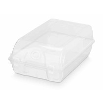 Stackable shoebox Transparent Plastic 21 x 13 x 37 cm (12 Units)