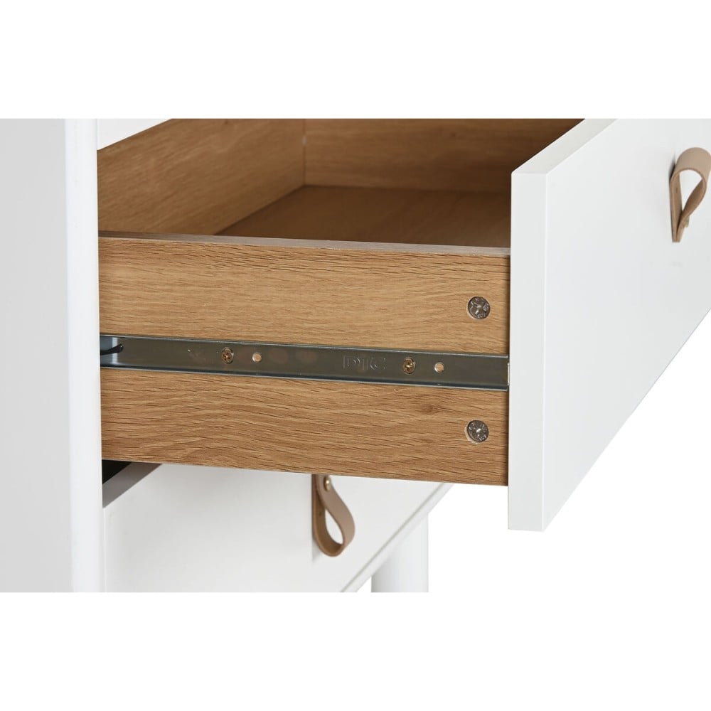 Caisson à Tiroirs Home ESPRIT Blanc Naturel polypropylène Bois MDF 80 x 40 x 117 cm