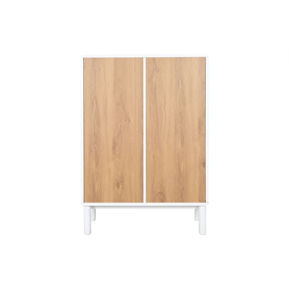 Caisson à Tiroirs Home ESPRIT Blanc Naturel polypropylène Bois MDF 80 x 40 x 117 cm