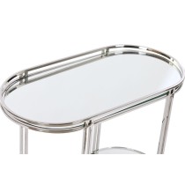 Side table Home ESPRIT Silver Steel Mirror 70 x 35 x 63 cm