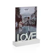 Photo frame Versa Love MDF Wood 4 x 19,5 x 14,5 cm