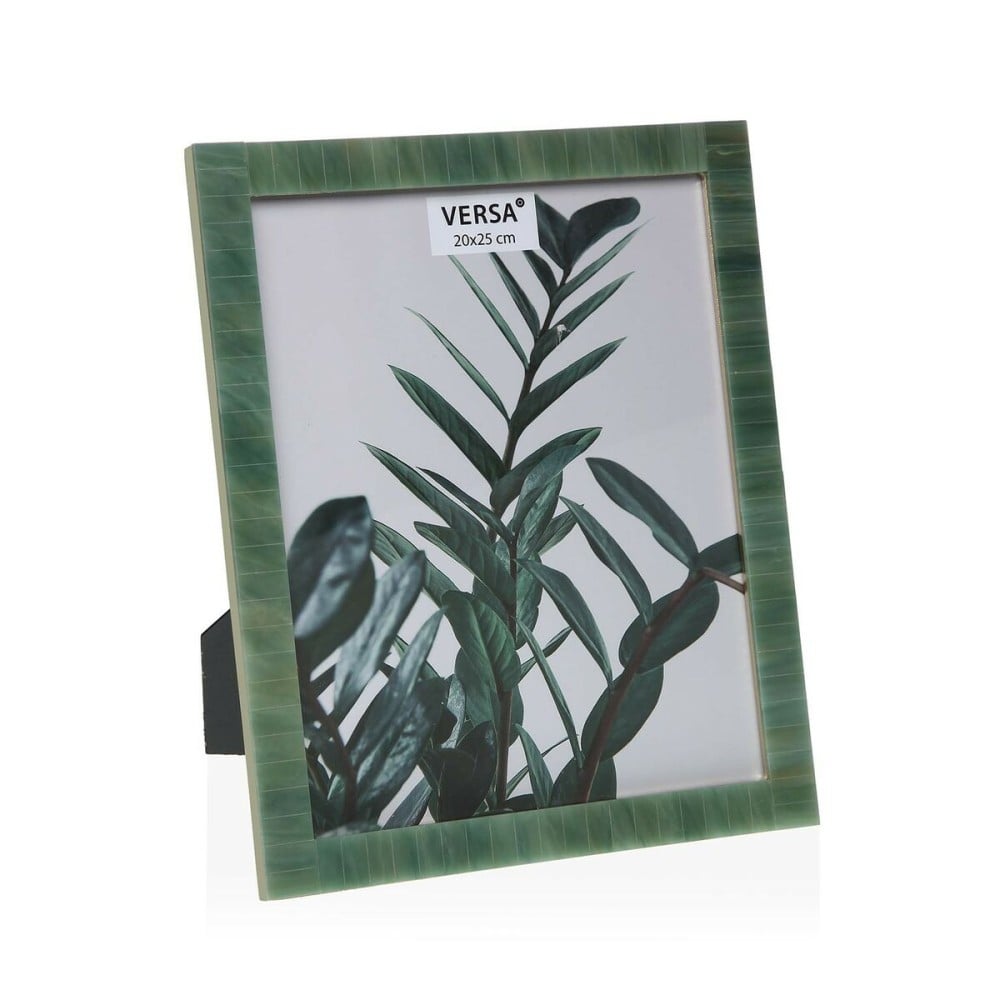 Photo frame Versa Green Plastic 1,8 x 28 x 23 cm