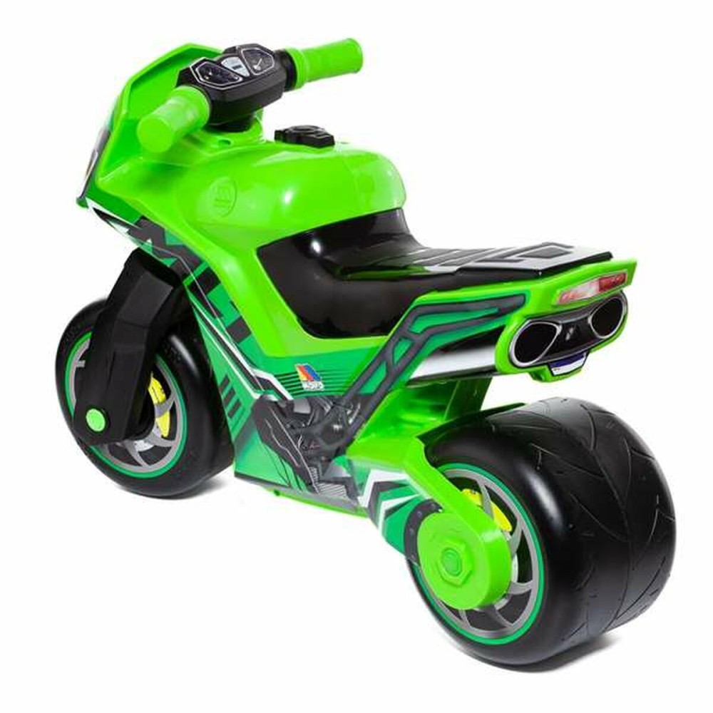 Foot to Floor Motorbike Moltó Premium Green 40,5 x 27,2 x 28,5 cm