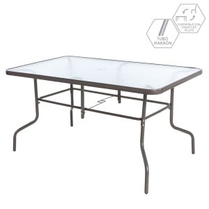 Dining Table Clasic Crystal Iron 150 x 90 x 72 cm