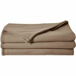 Blanket Poyet  Motte Poleco Taupe 180 x 220 cm