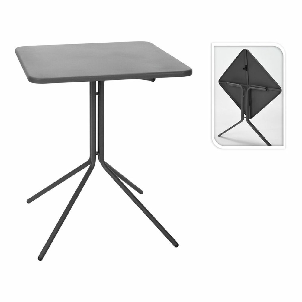 Table Klapptisch Ambiance x99001620 Dunkelgrau 58 x 58 x 70 cm