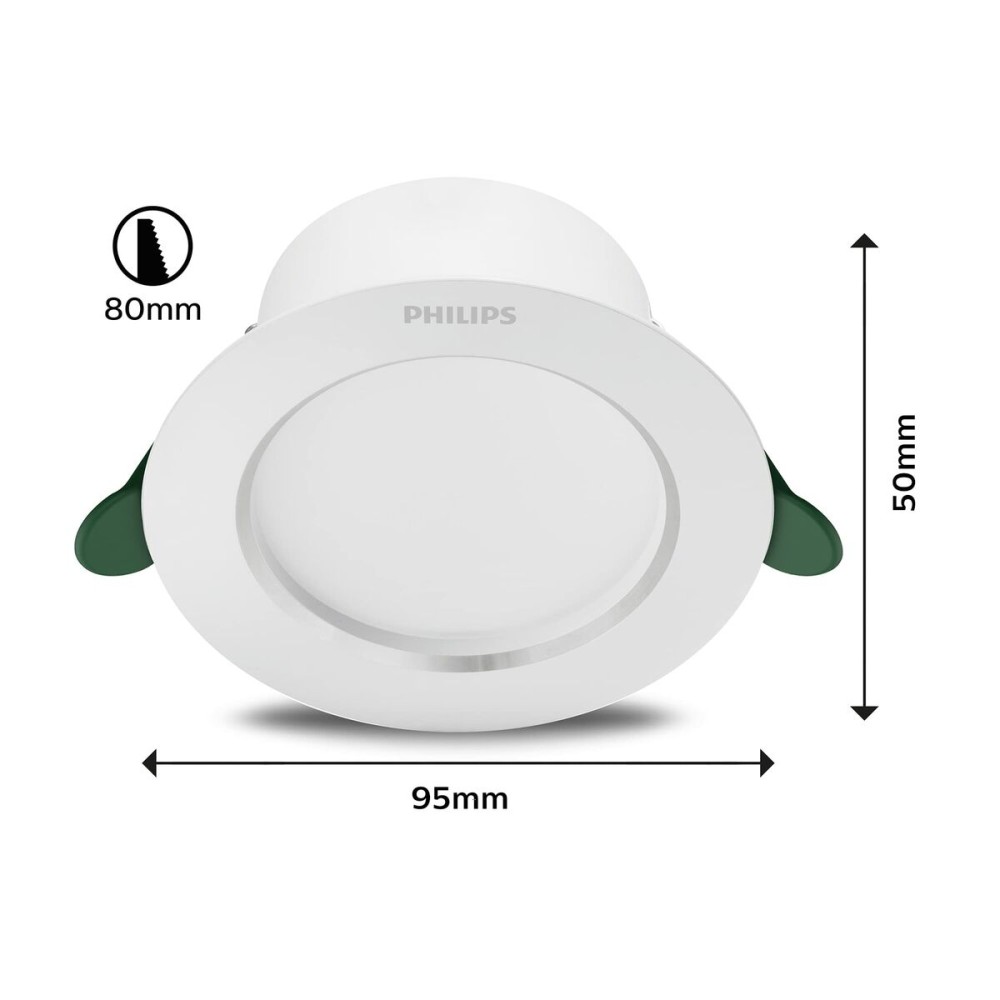 Downlight Philips Diamond Cut Blanc 2 W 360 Lm Ø 9,5 cm (4000 K)