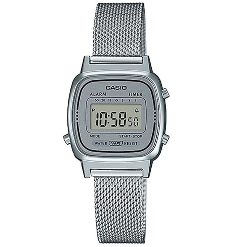 Ladies' Watch Casio VINTAGE GENT SILVER MESH (Ø 25 mm)