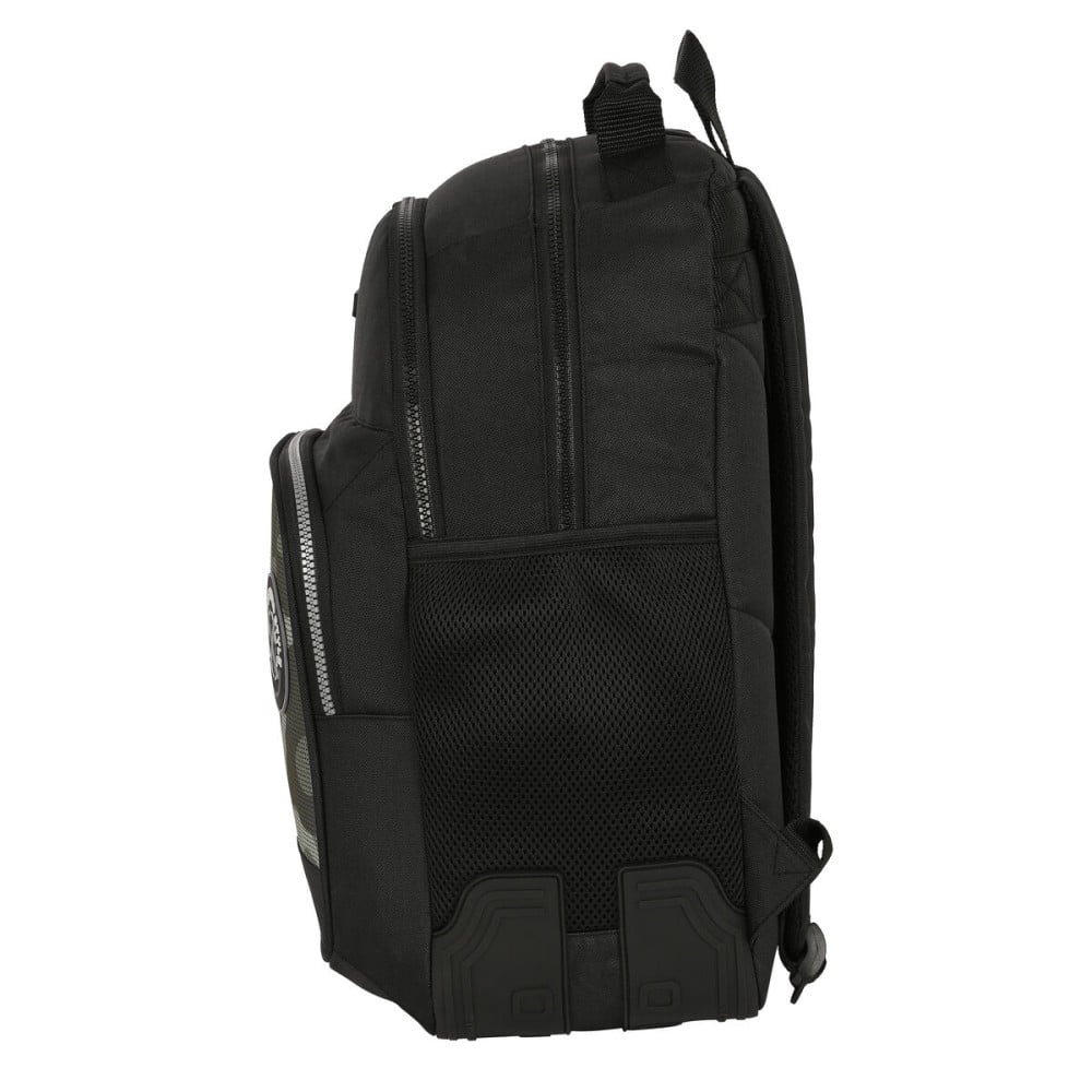 School Bag Safta Stone Black 32 x 42 x 15 cm