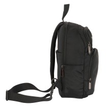 Rucksack Safta Black Schwarz 18 x 34 x 12 cm