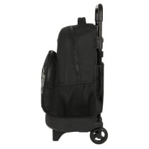 School Rucksack with Wheels Safta Stone Black 33 x 45 x 22 cm