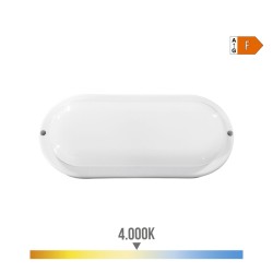 LED-Deckenleuchte EDM Oval Weiß 18 W F 1820 lm (4000 K)