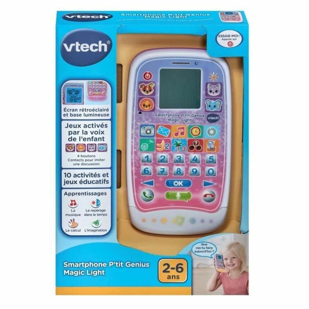 Téléphone-jouet Vtech Smartphone P´tit Genius Magic Light (FR)