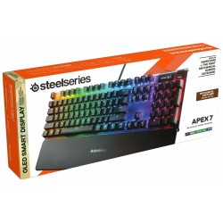 Clavier SteelSeries APEX 7 Noir Espagnol Qwerty Qwerty US