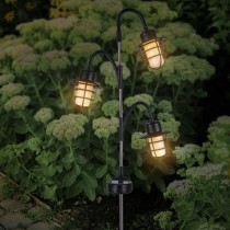 Lampe solaire Lumisky BERRY SPIKE Noir