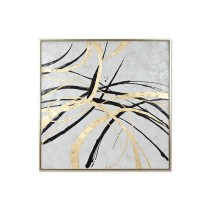 Cadre Home ESPRIT Blanc Doré Abstrait Moderne 131 x 4 x 131 cm