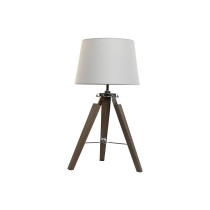 Lampe de bureau Home ESPRIT Blanc Marron Bois 36 x 36 x 60 cm